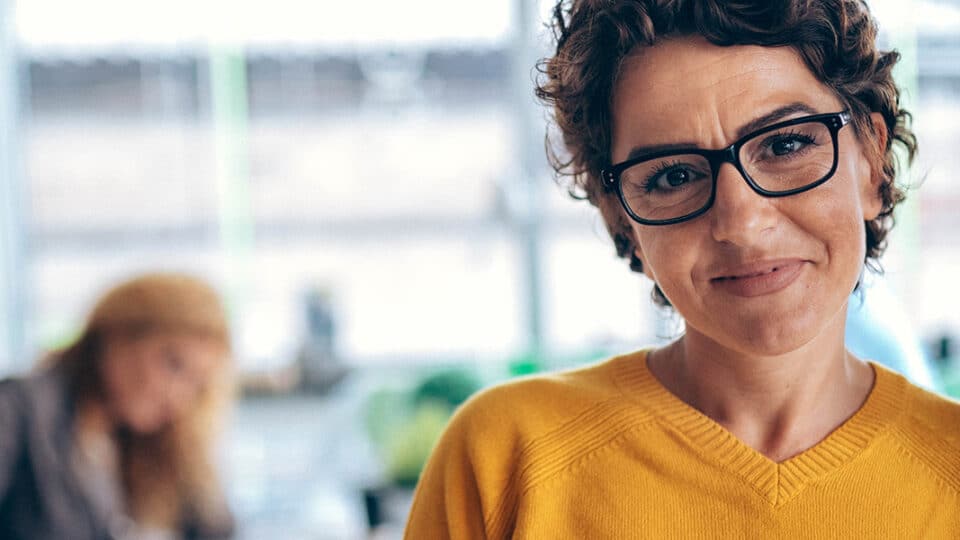 Portrait Business Women In The Office