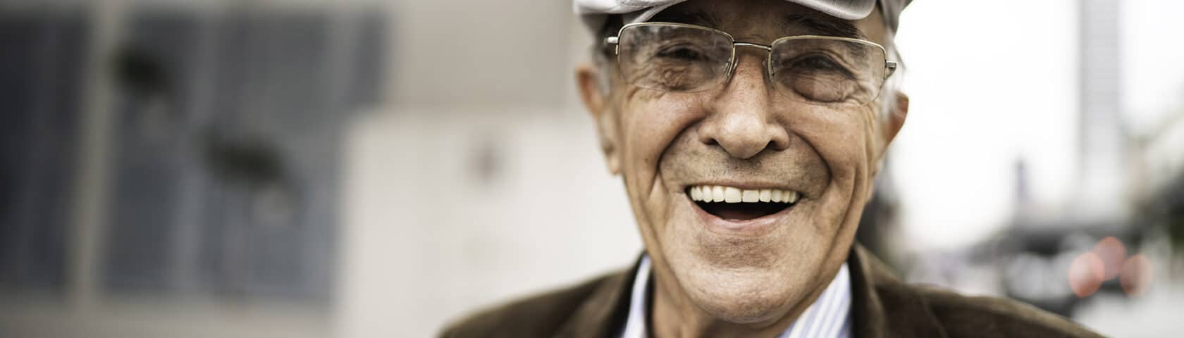 Portrait Of A Senior Man In The Street