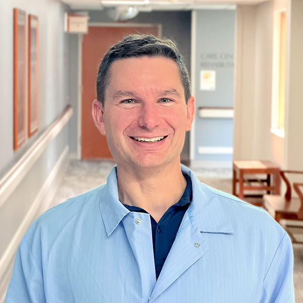 Dr. Andrew Loveitt, board-certified general surgeon and medical director of Hernia Specialists of Minnesota at Cuyuna Regional Medical Center.