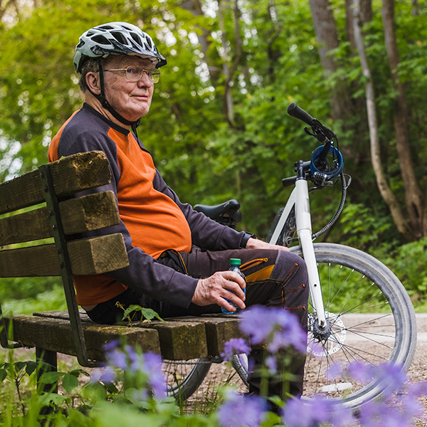Mother and Daughter Embracing in The Public Park.