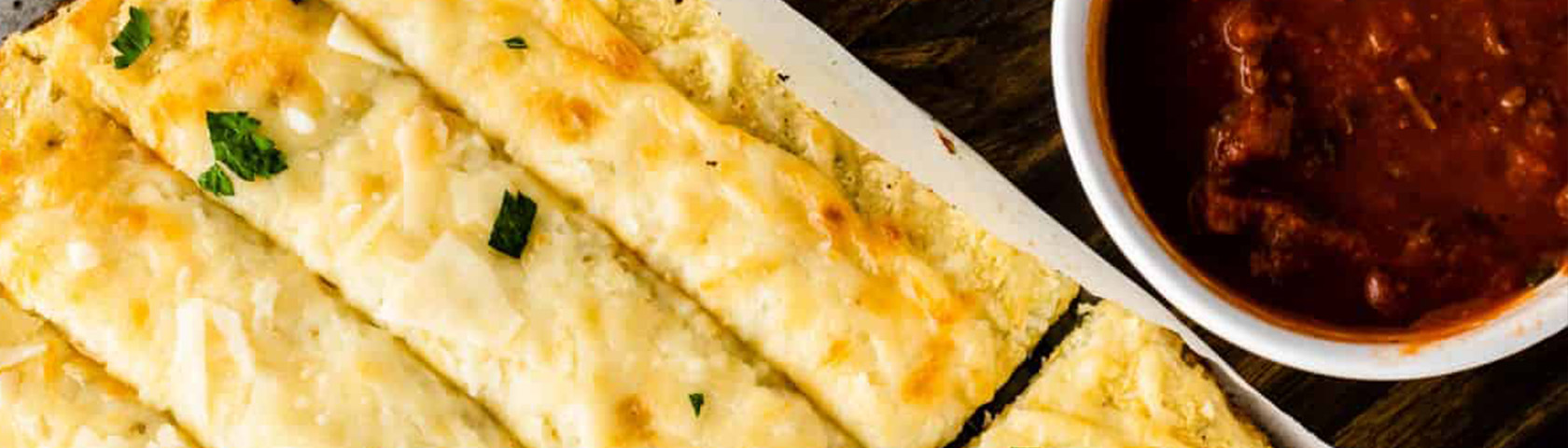 Low-Carb Cauliflower Breadsticks