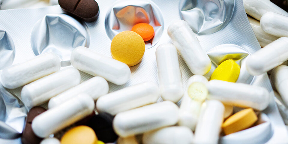 Unused medications representing safe disposal through Take It To The Box drop-off locations in Brainerd, Breezy Point, Crosby, Nisswa, and Crosslake.