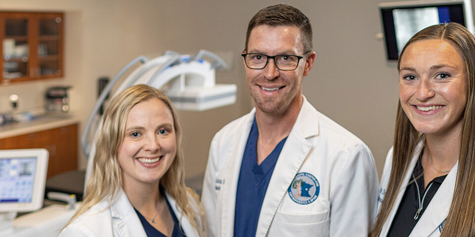 Dr. Stokman and his team who perform robotic surgeries in Crosby, MN.