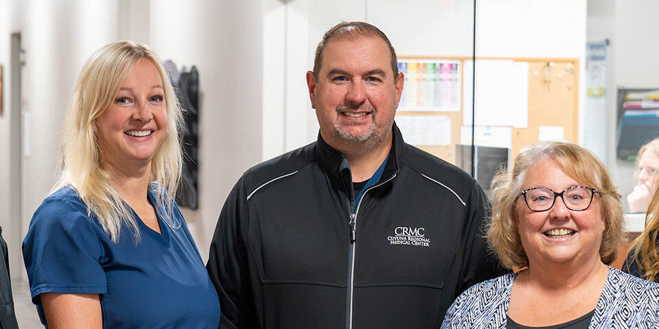 CRMC orthopaedic care team, 2026 Healthcare Innovation award winners for helping patients prepare for joint replacement surgery